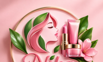 طراحی لوگوی سه‌بعدی لوکس و خلاقانه برای برند لوازم آرایشی و بهداشتی
