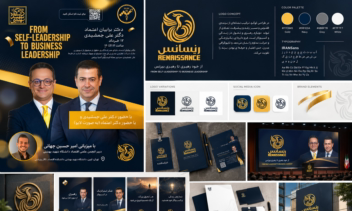 از خودرهبری تا رهبری بیزنس  طراحی پوستر و هویت بصری رویداد دانشگاه شهید بهشتی