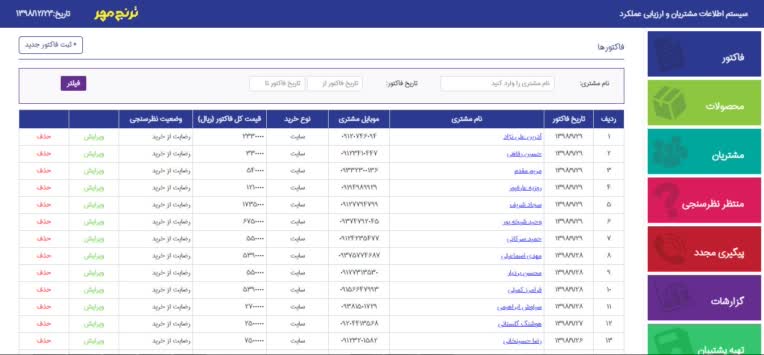نرم افراز CRM