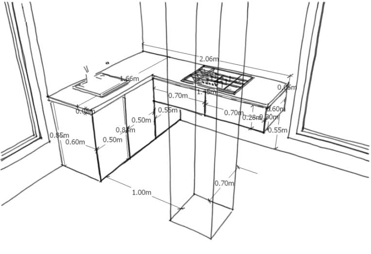 جزئیات اجرایی کابینت
