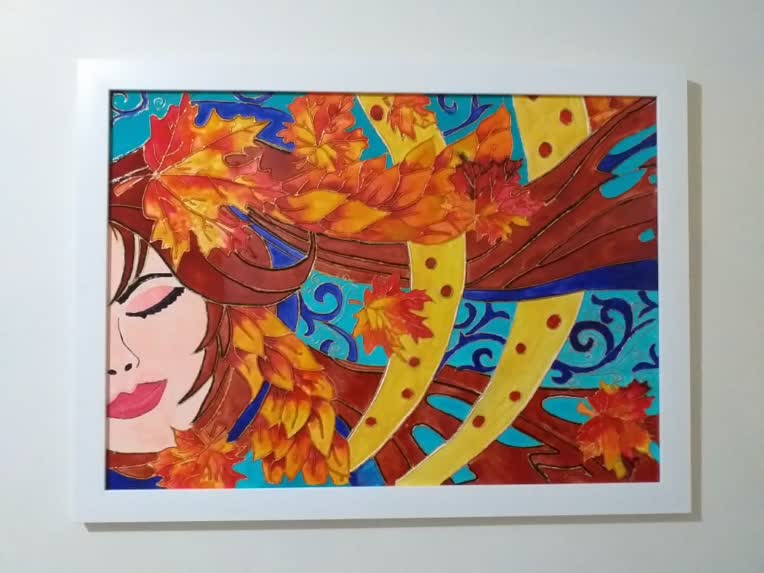 نقاشی روی فوم.ویترای