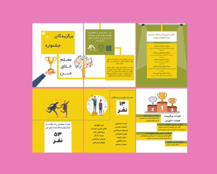 تولید محتوا و طراحی پست اسلایدی اینستاگرام