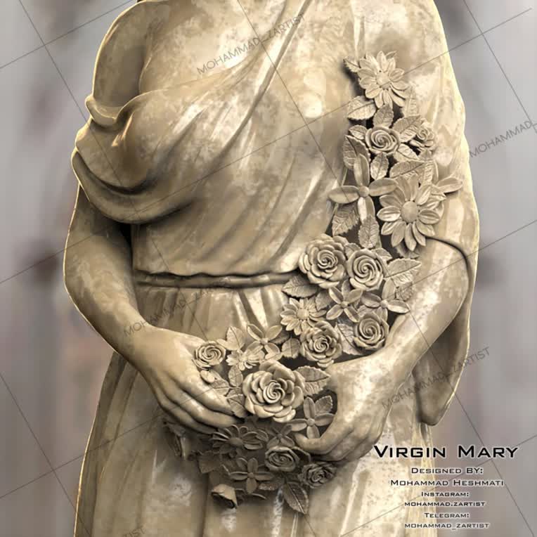 مجسمه ی مریم مقدس