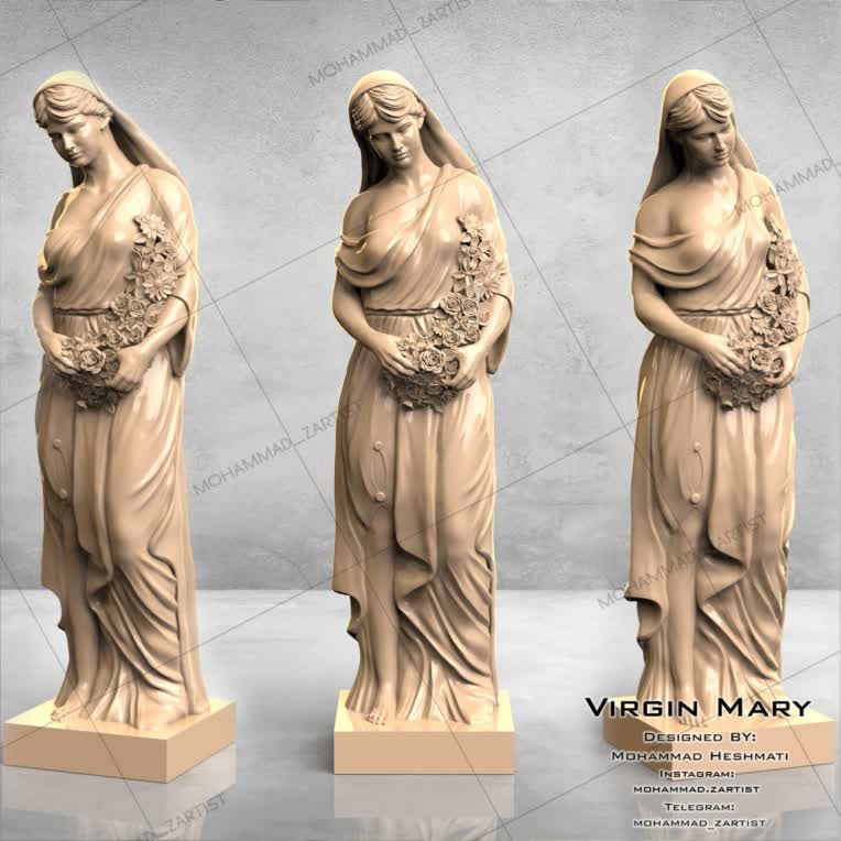 مجسمه ی مریم مقدس