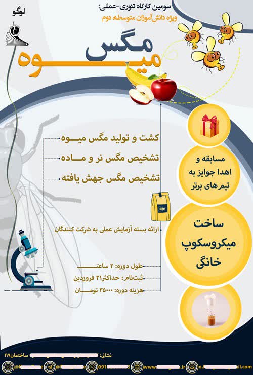 پوستر کارگاه مقطع ابتدایی