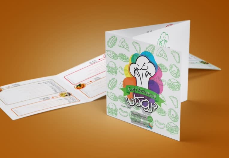 طراحی منو برای رستوران