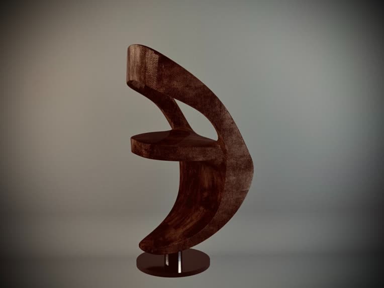 مدلینگ و رندر صندلی  آشپزخانه