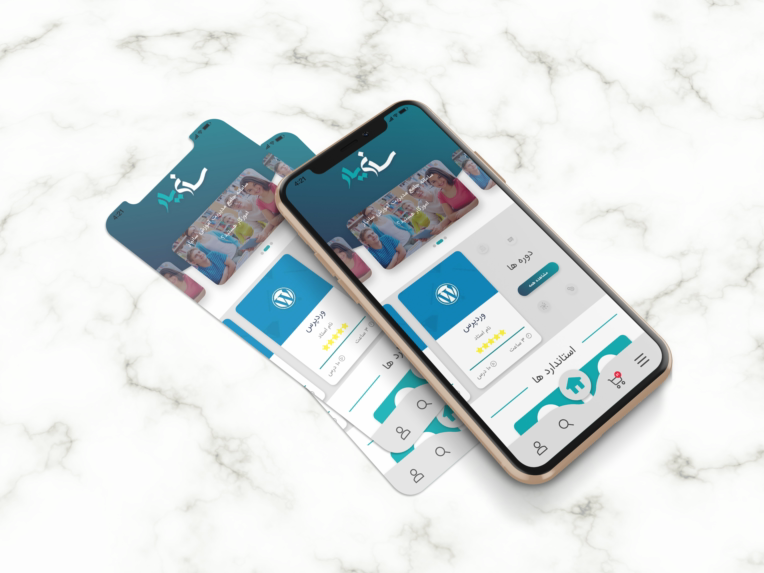 طراحی Ui & Ux سامانه آموزشی سانیار