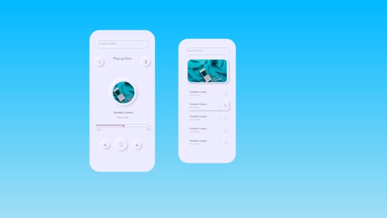 طراحی به سبک soft ui
