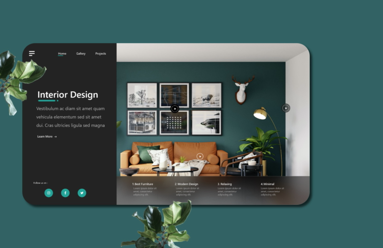 landing page نمونه طرح