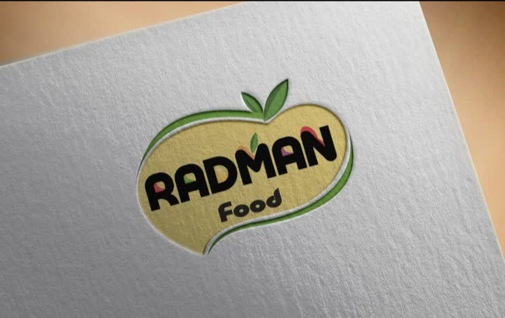 طراحی لوگو شرکت radman food co