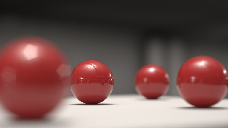 نمونه کار render red ball