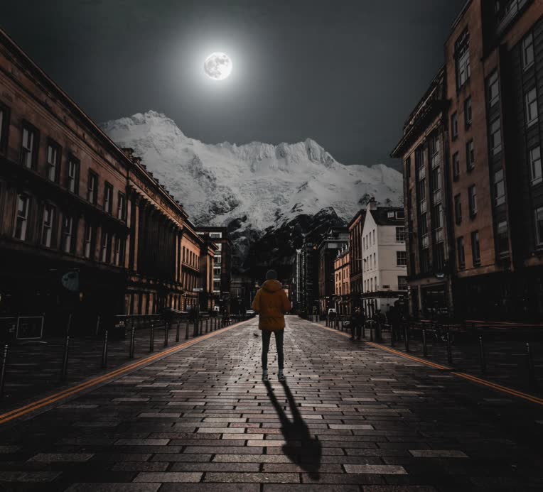 نمونه کار فتومونتاژ طبیعی