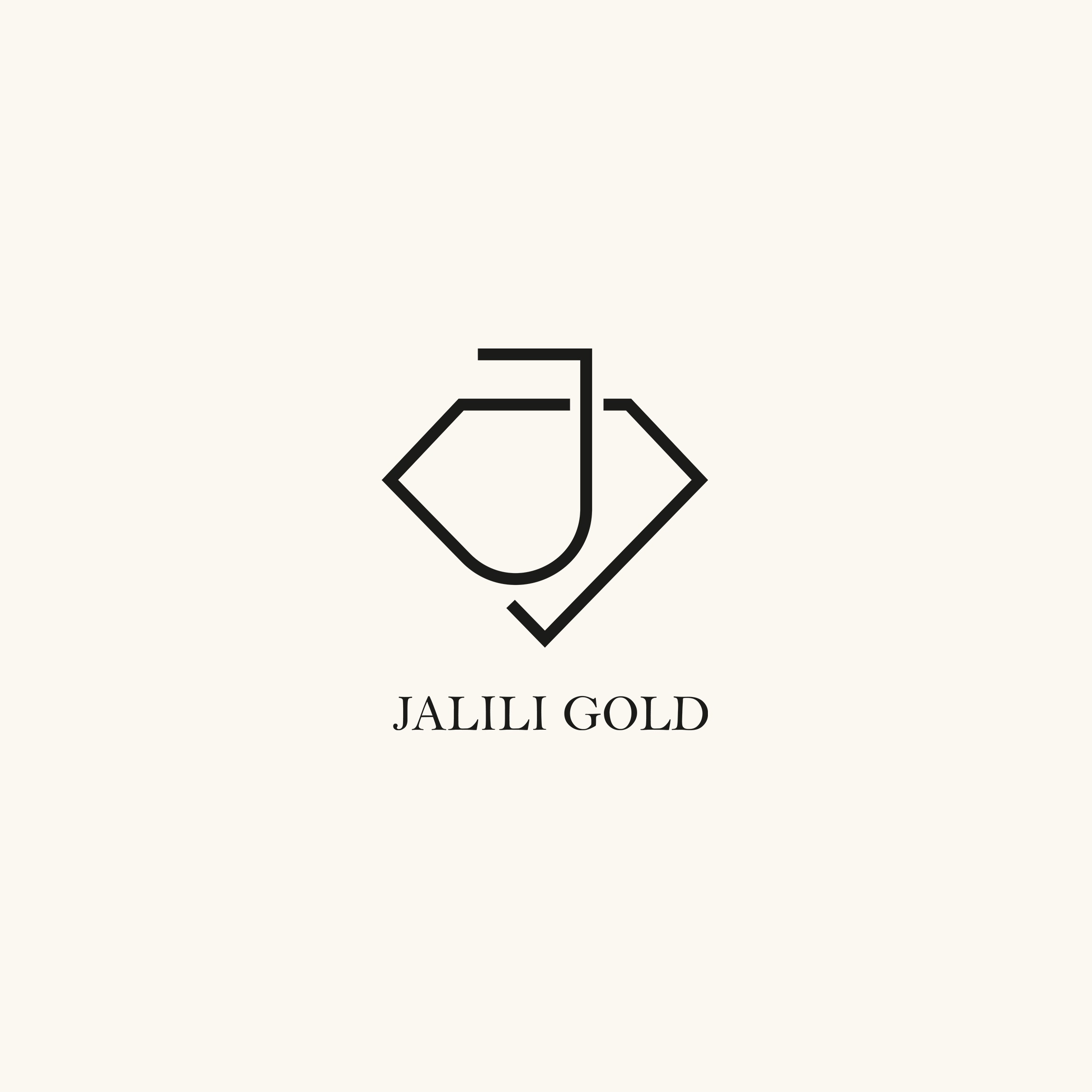 طراحی لوگو طلا و جواهر " جلیلی "