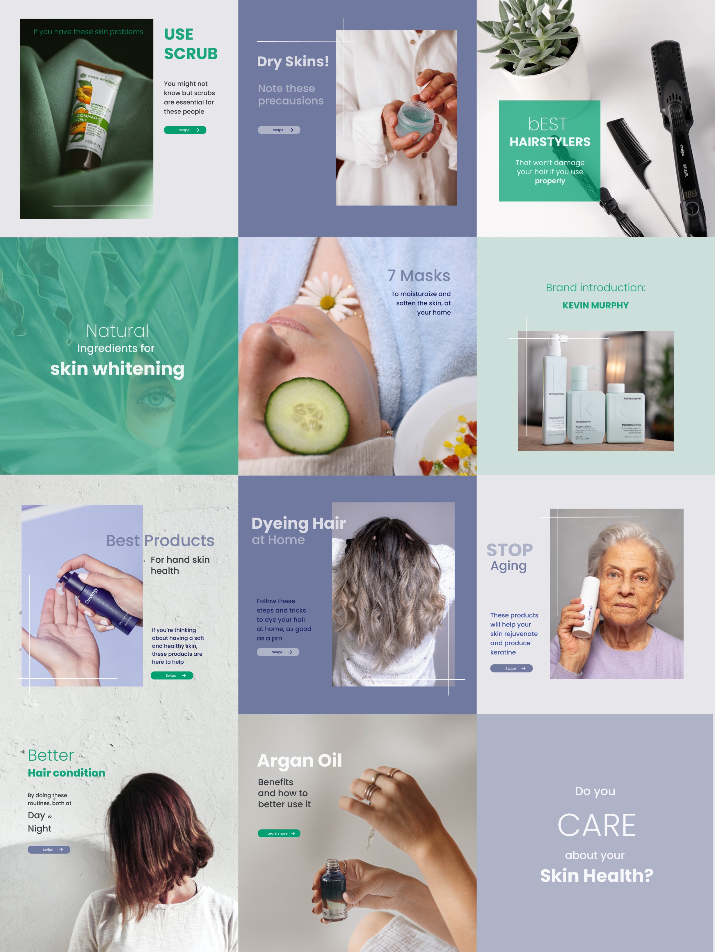 Instagram layout design