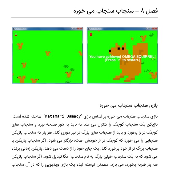 ترجمه کتاب بازی سازی با پایتون و پایگیم