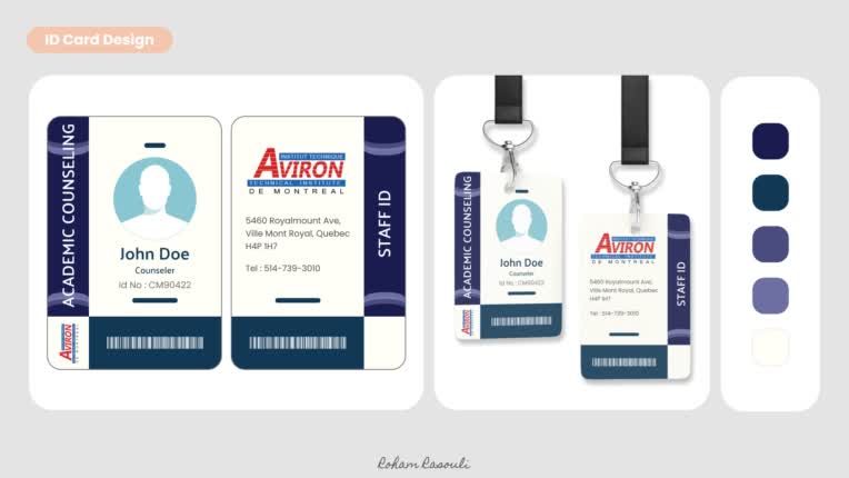 طراحی کارت شناسایی شرکت