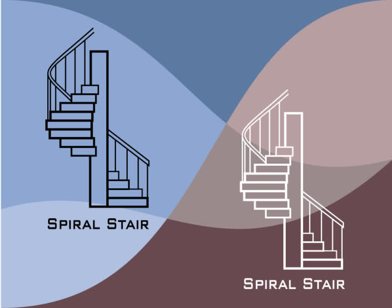 لوگو spiral stairs