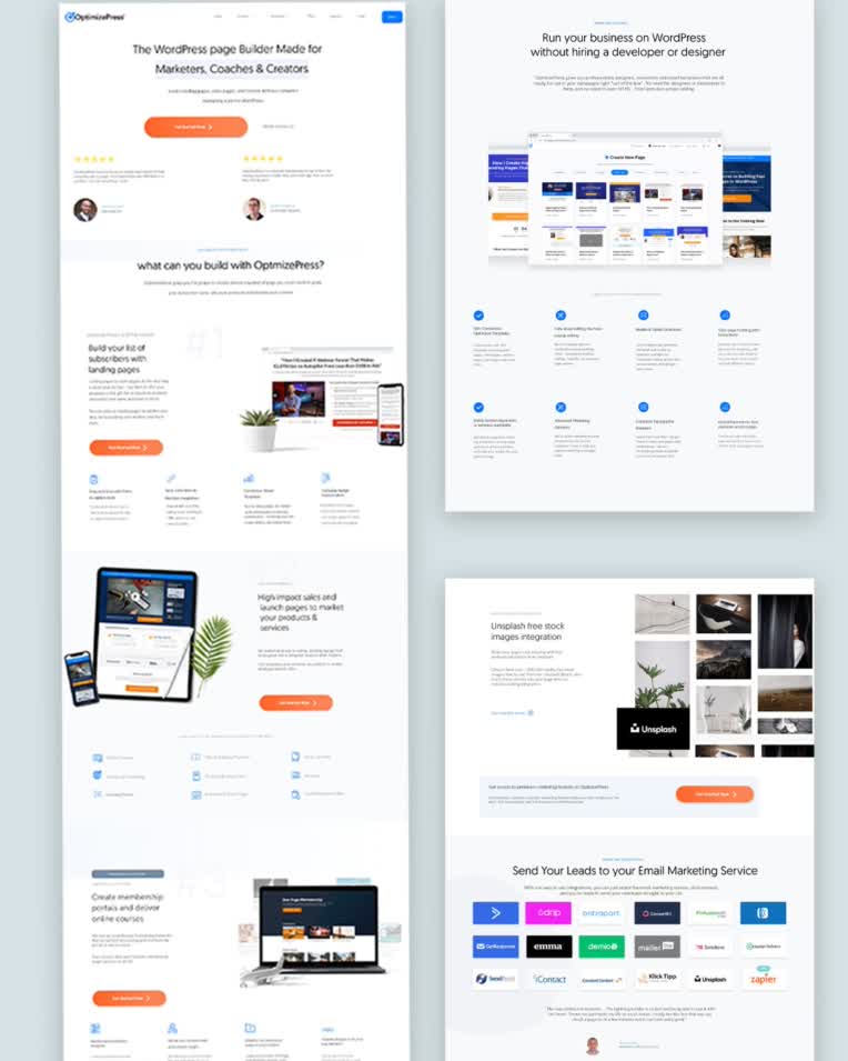 ریدیزاین لندینگ پبج