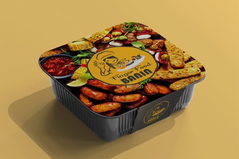 طراحی لوگو، منو و طراحی ظروف بیرون بر