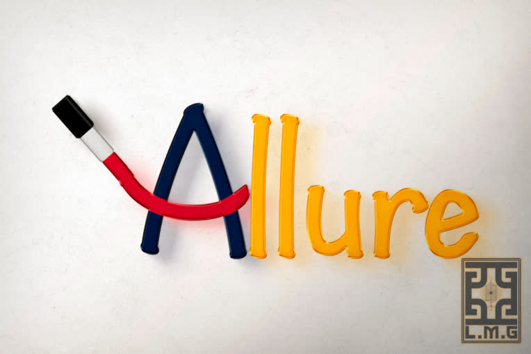 طراحی لوگو فروشگاه (Allure) - گالری آرایشی