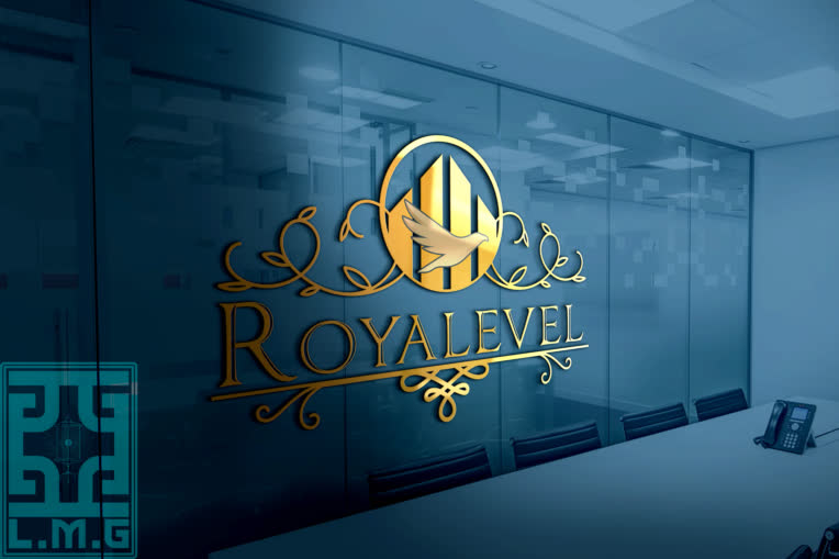 طراحی لوگو هلدینگ تجاری (Royalevel)-سری دوم