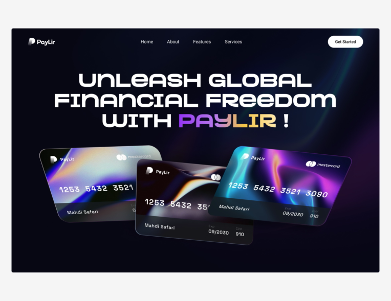 طراحی هیرو وبسایت