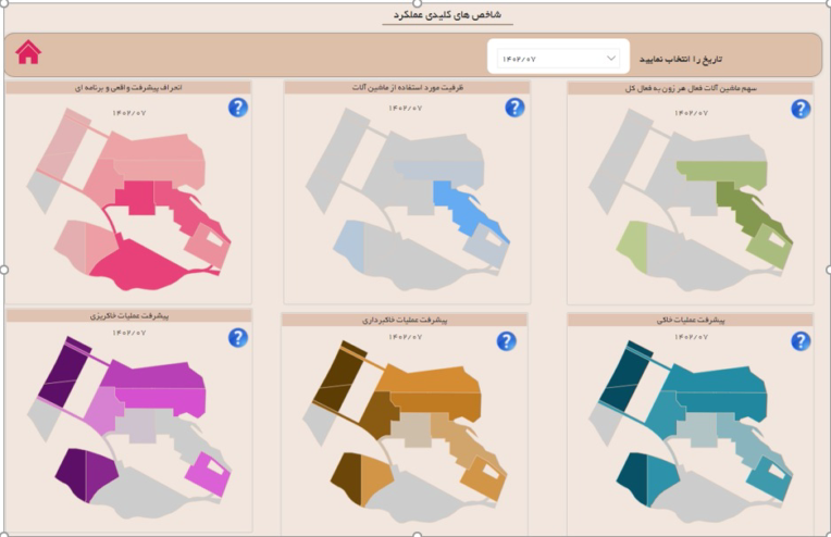 طراحی داشبورد مدیریتی با پاور بی آی Power bi شامل تمام اطلاعات مربوط به کنترل پروژه و سایر بخش های مرتبط با پروژه