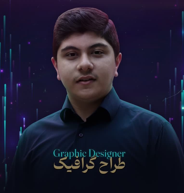 طراحی پروفایل: این اثر جذاب و حرفه ای که در آن نور پردازی به زیبایی خودنمایی میکند،  از جمله کار های تجاری است که برای پروفایل  کاربر استفاده میشود