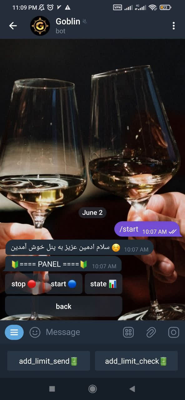 ربات تلگرامی برای جمع آوری داده در سطح تلگرام