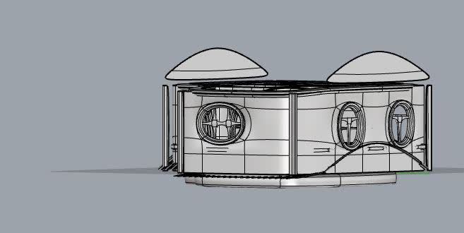 نمونه طراحی خانه با نرم افزار راینو