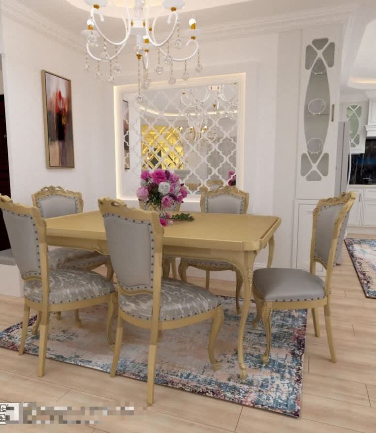 طراحی داخلی واحد مسکونی نیوکلاسیک