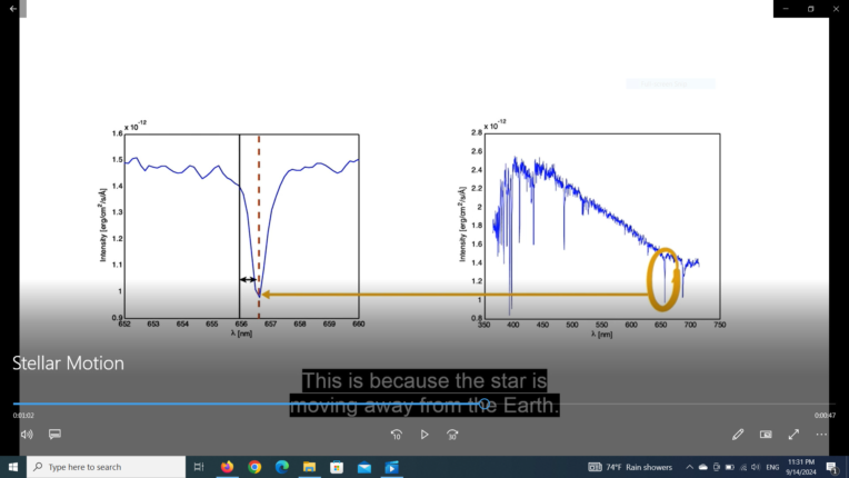نمونه کار Project Stellar Motion with Matlab Online
