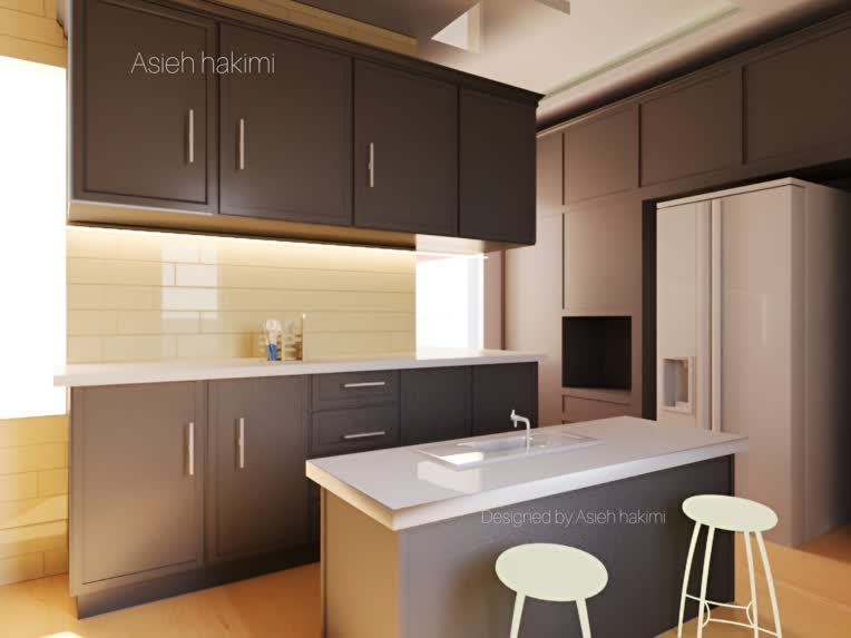 طراحی کابینت به سبک مدرن با تری دی مکس