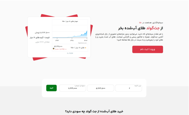 نمایش و محاسبه گر قیمت طلا با API