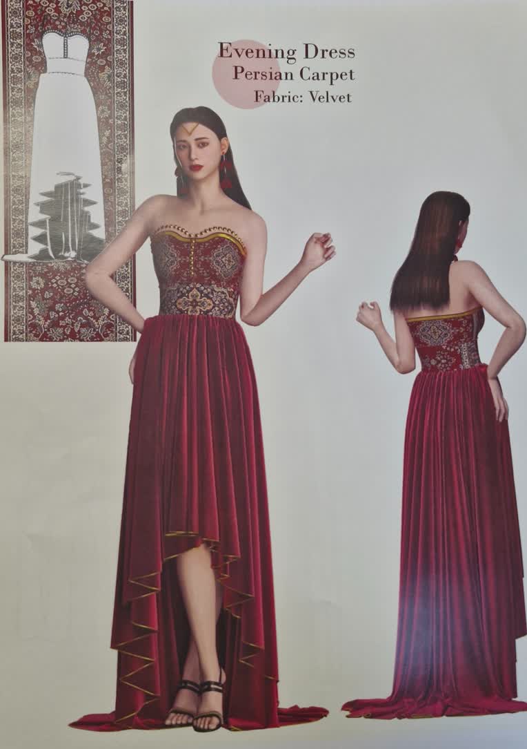 طراحی لباس/ژوژمان طراحی لباس/چیدمان