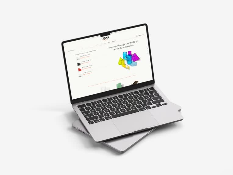 FIDARSYSTEM.com - B2B/B2C Ecommerce Platform Design for Canadian Acrylic Sheet Market