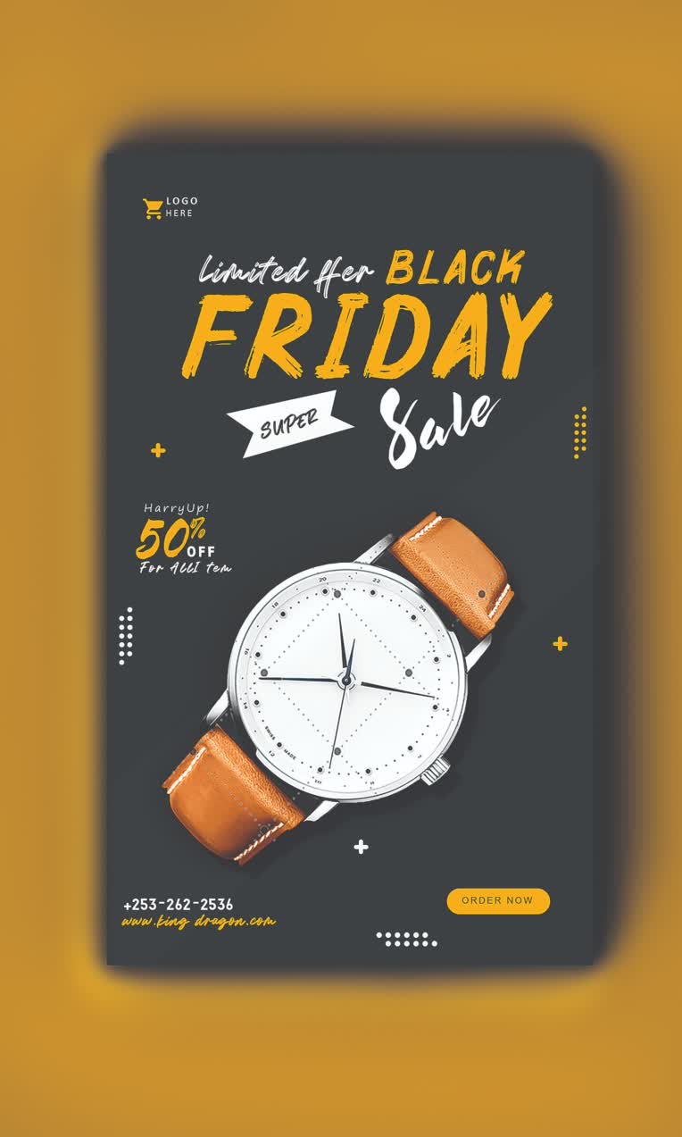 پوستر برای روز جمعه سیاه black friday