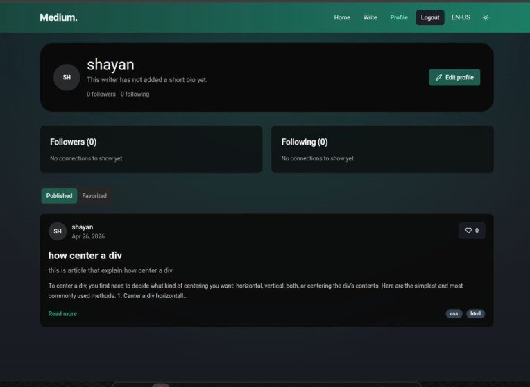 MedX – پلتفرم فول‌استک انتشار محتوا