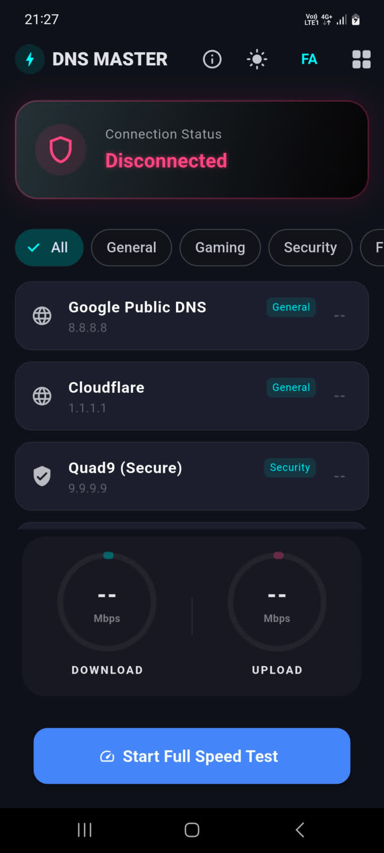 مدیریت حرفه‌ای DNS در اندروید با برنامه DNS Master Pro