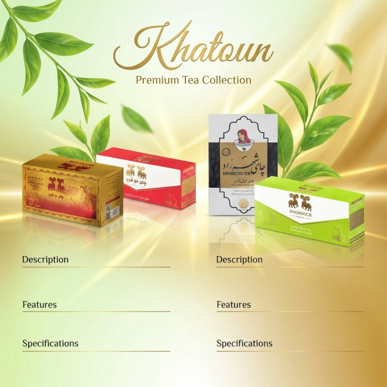 طراحی کاتالوگ برای شرکت خاتون پخش