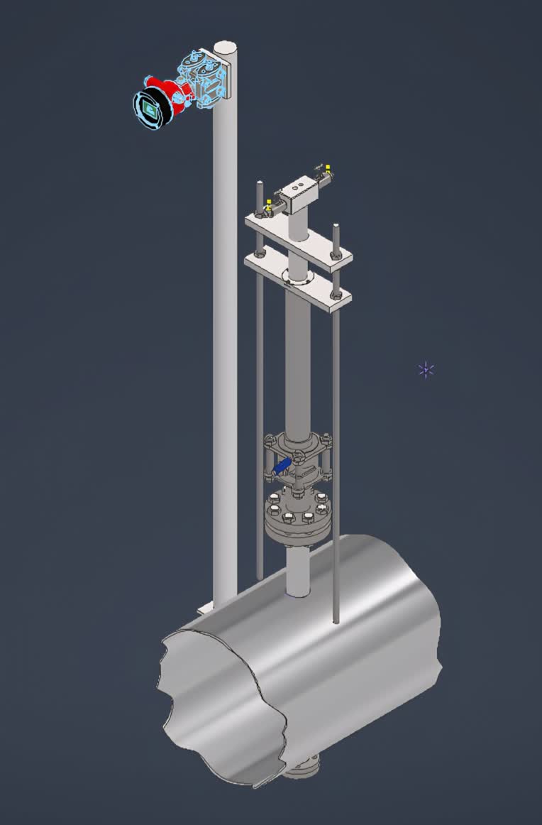 Pitot tube flow measurement instrument