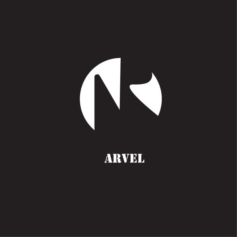 طراحی لوگو برند ARVEL به دو شکل