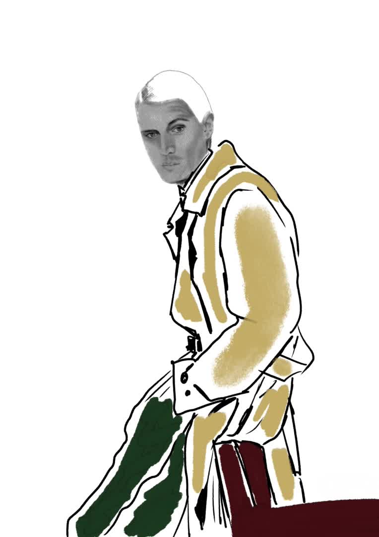 تصویرسازی مد با قلم  procreate