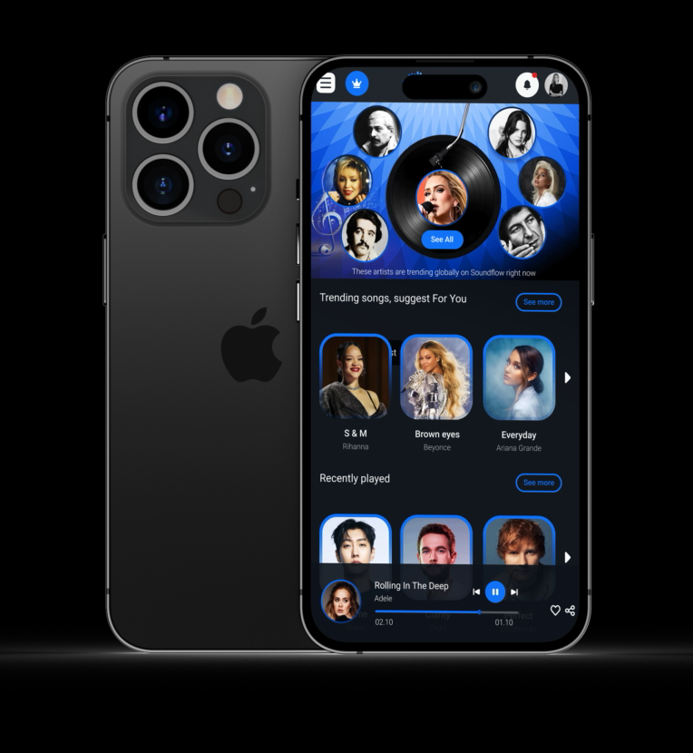 سایت استریم موزیک و پادکست/ Music Streaming Web