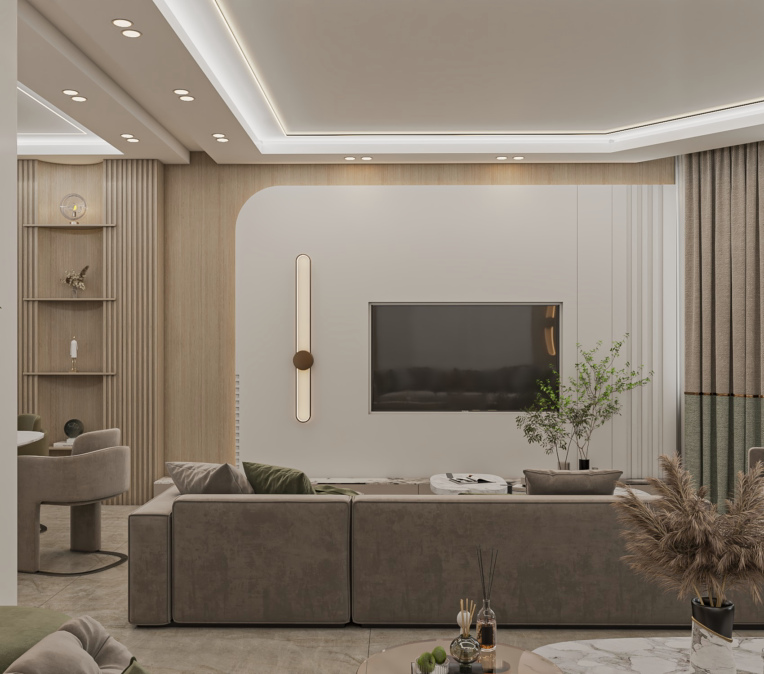 طراحی واحد مسکونی ویلایی به سبک مدرن