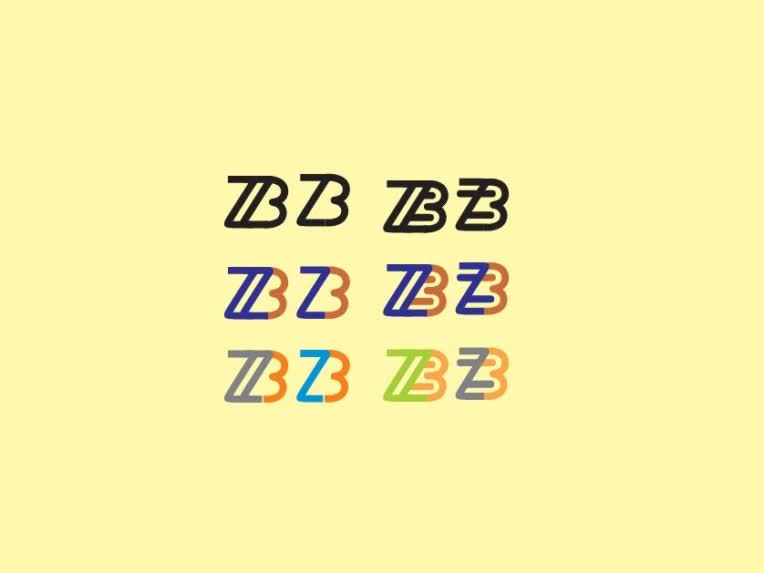 طراحی لوگو حروف   ZB  - لوگو پیشنهادی