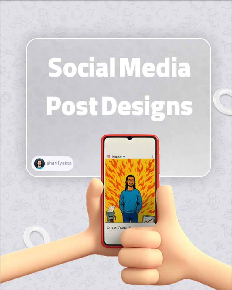 Social Media Post Designs - پست‌های شبکه‌های اجتماعی – خلاقانه و هدفمند