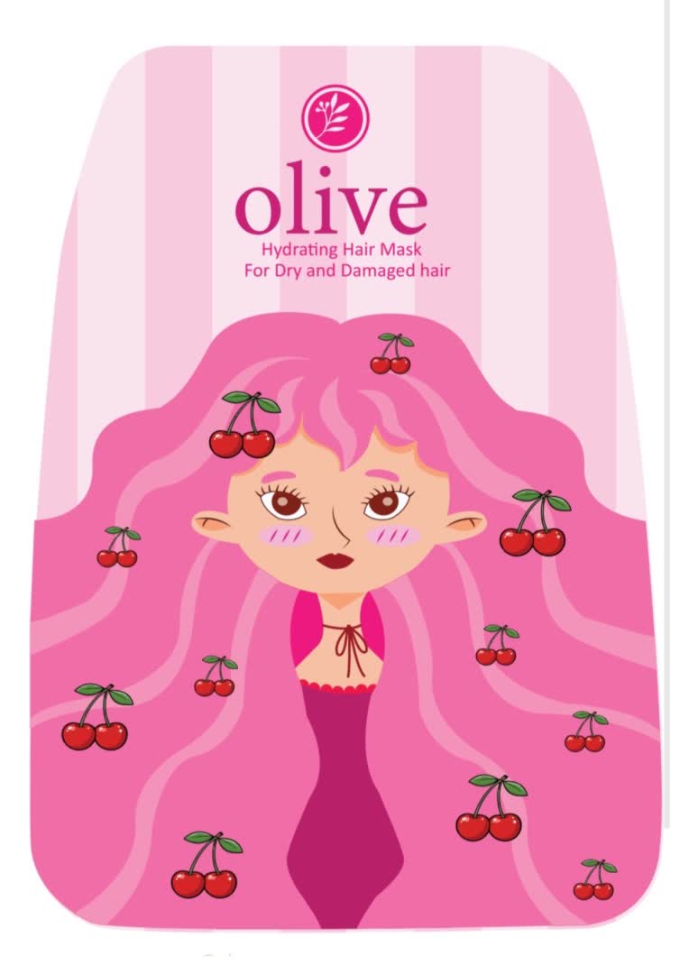 طراحی لیبل برای برند ارایشی oliv