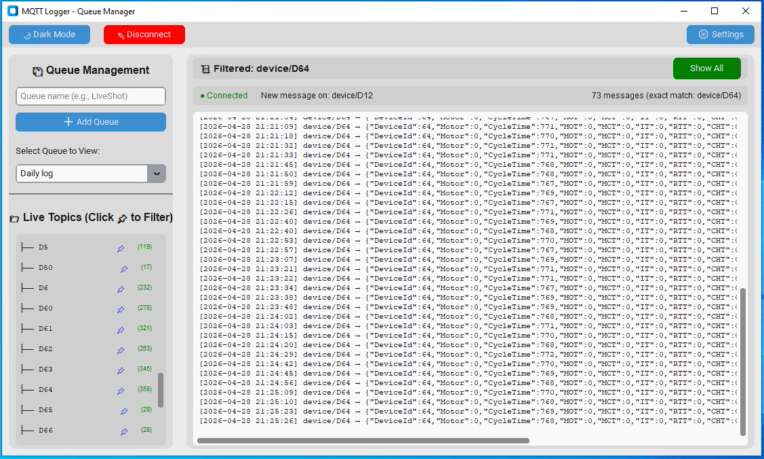 ساخت برنامه مشابه MQTT Explorer با پایتون